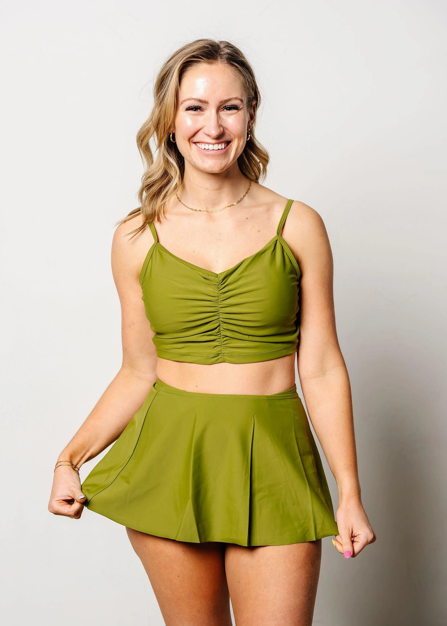 Olive Green | Centered Top