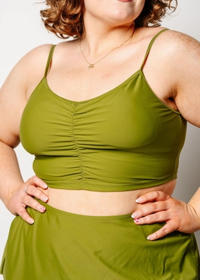 Olive Green | Centered Top