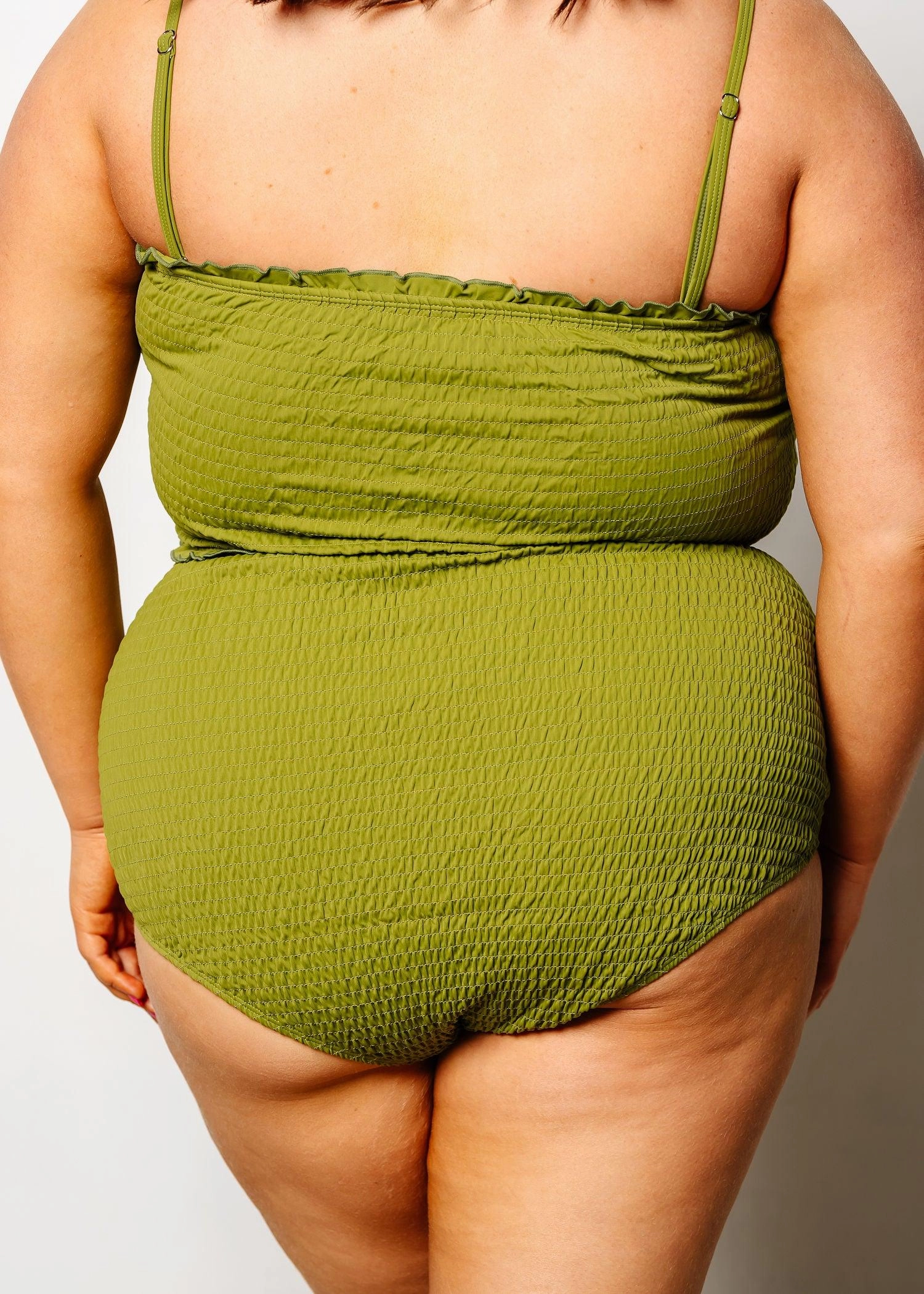 Olive Green | Smocked Bottoms