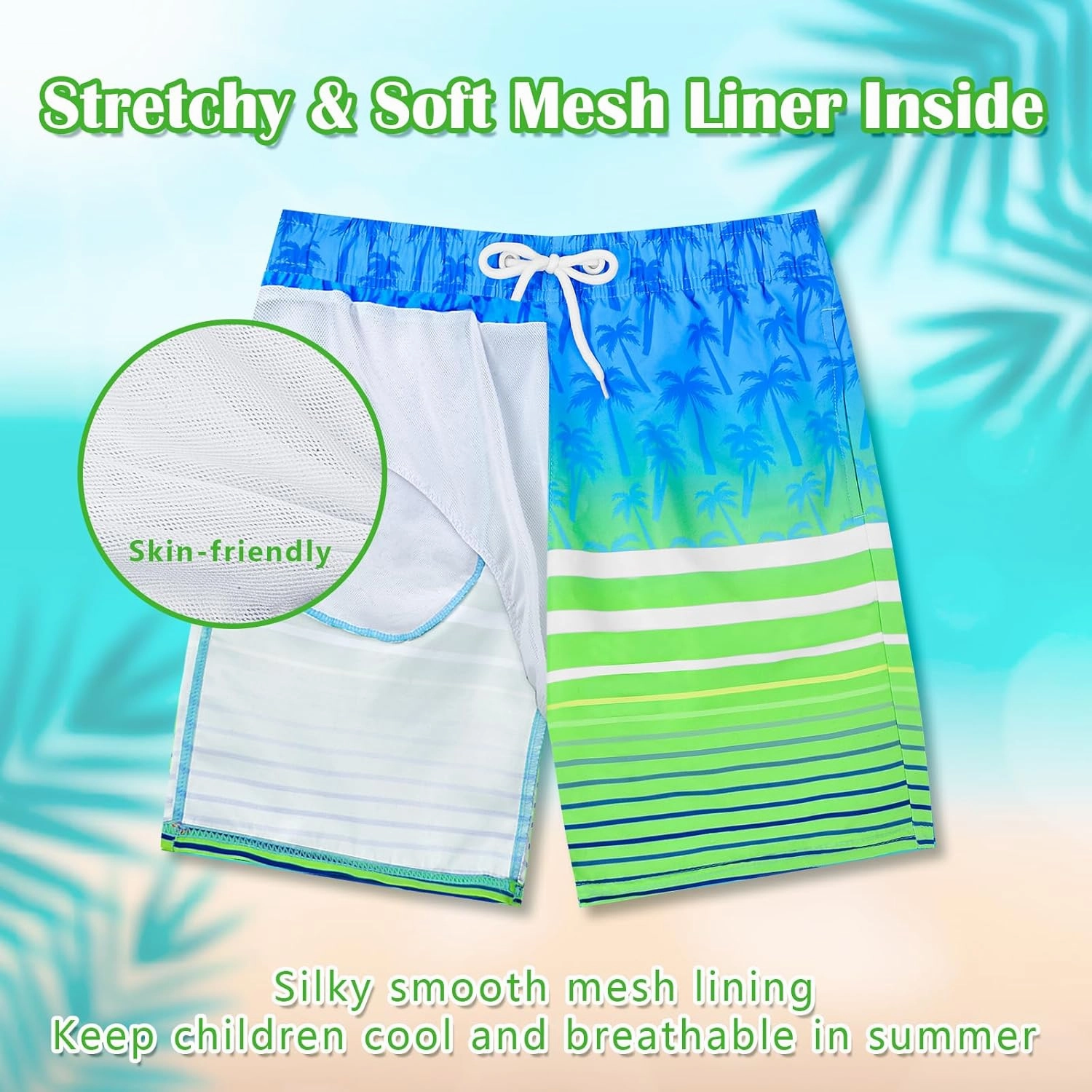 OlyPegic Boys Swim Trunks Swim Shorts Quick Dry Boys Bathing Suit Swimsuit Swimwear Toddler Kids Beach Board Shorts Youth