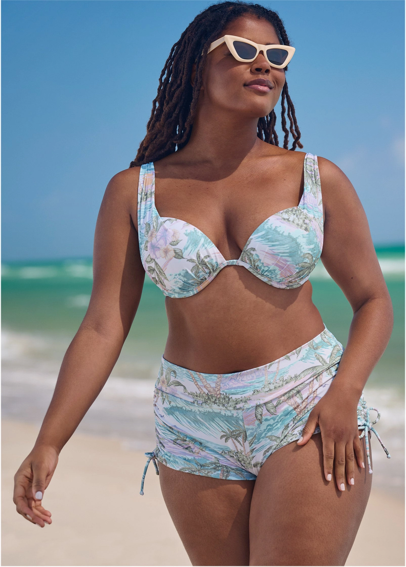 Over-The-Shoulder Marilyn Top - Island Tides