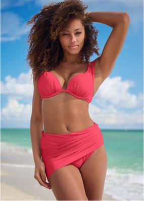 Over-The-Shoulder Marilyn Top - Sunset Pink