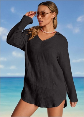 Pack And Go Hoodie - Black