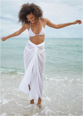 Pareo Cover-Up - Pearl White