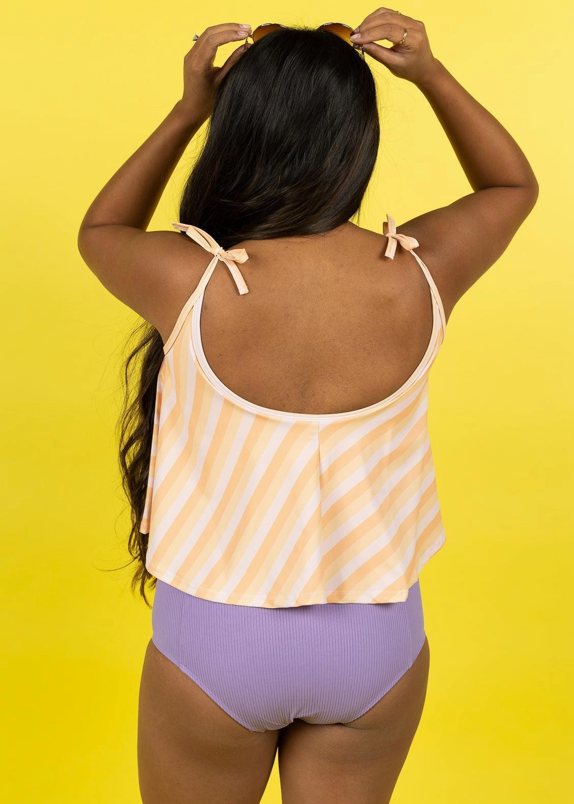 Peachy Stripe | Swing Top