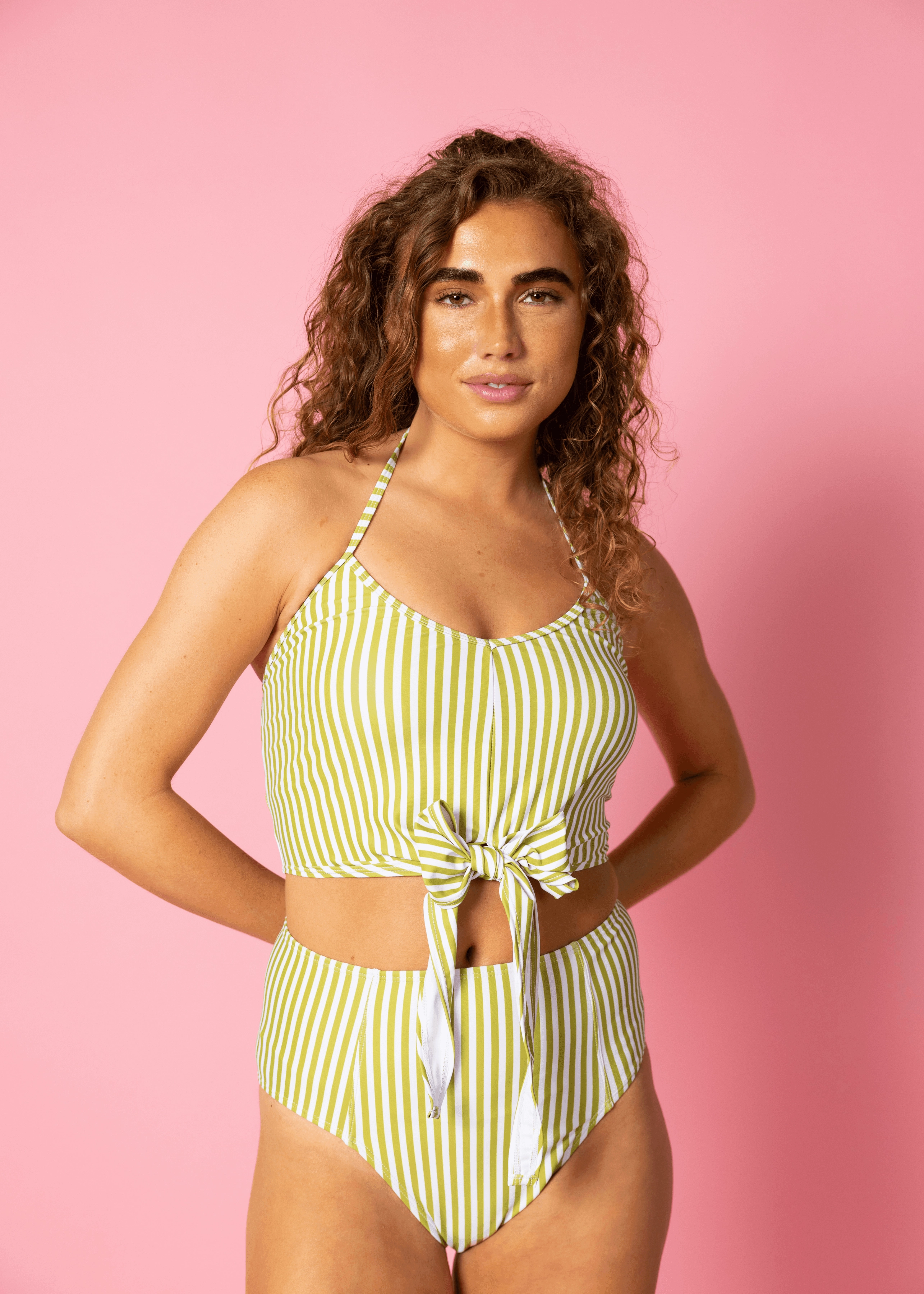 Pear Stripes | Tied-Up Top