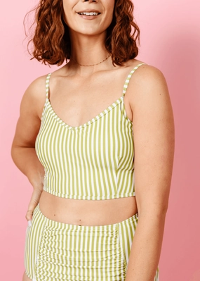 Pear Stripes | V'D Crop Top
