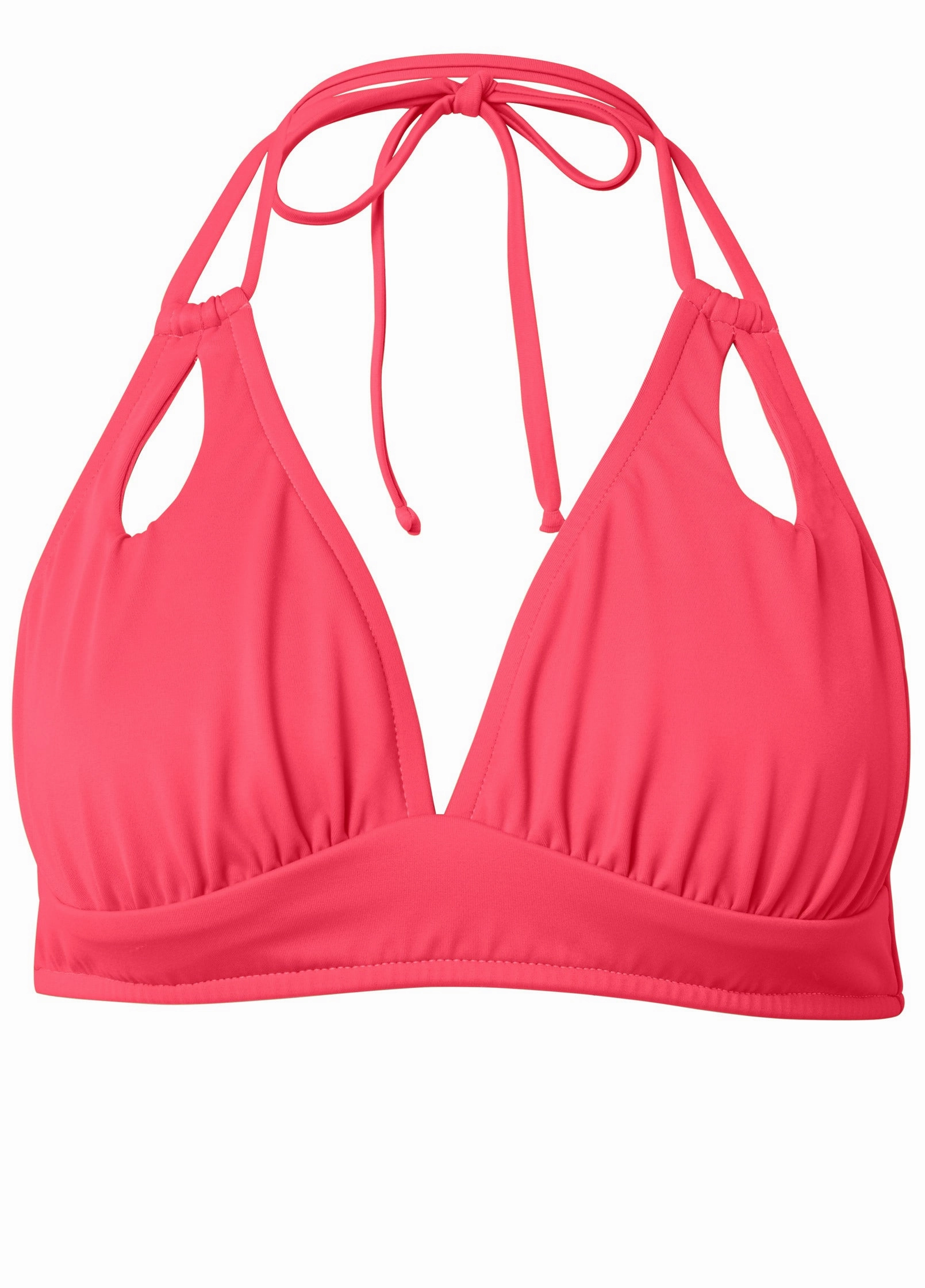 Peek-A-Boo Halter Top - Sunset Pink