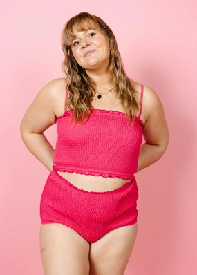 Pink Raspberry | Bandeau Top