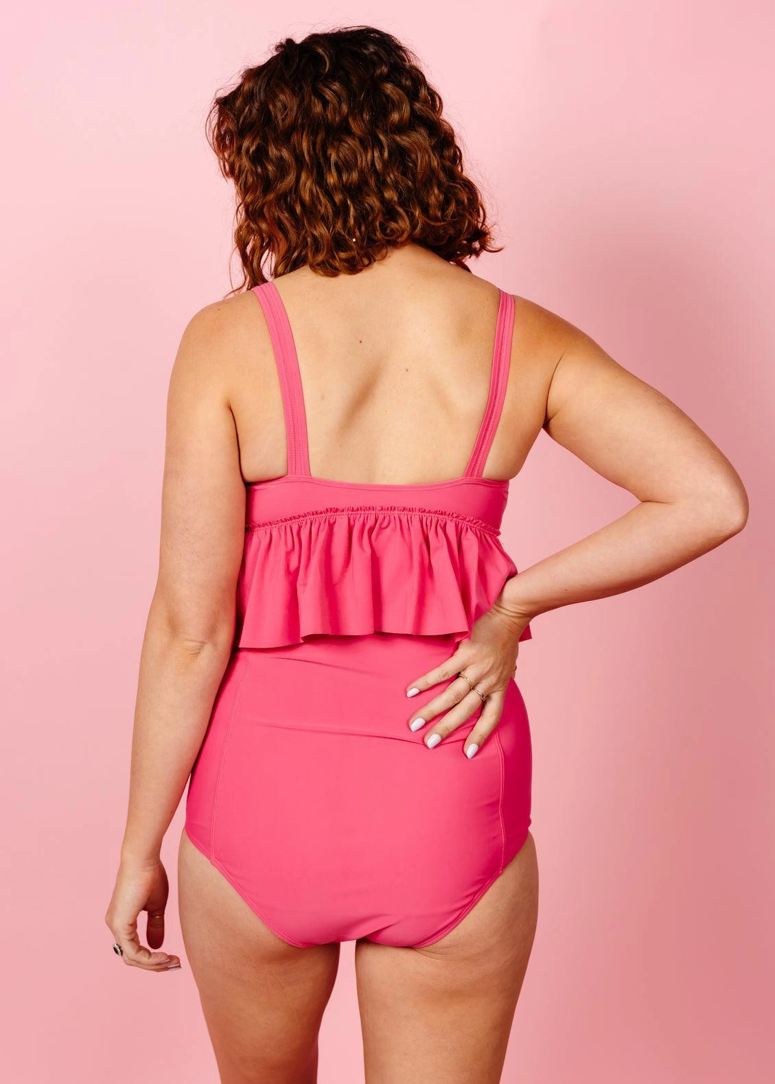 Pink Raspberry | Extended High-Waisted Bottoms