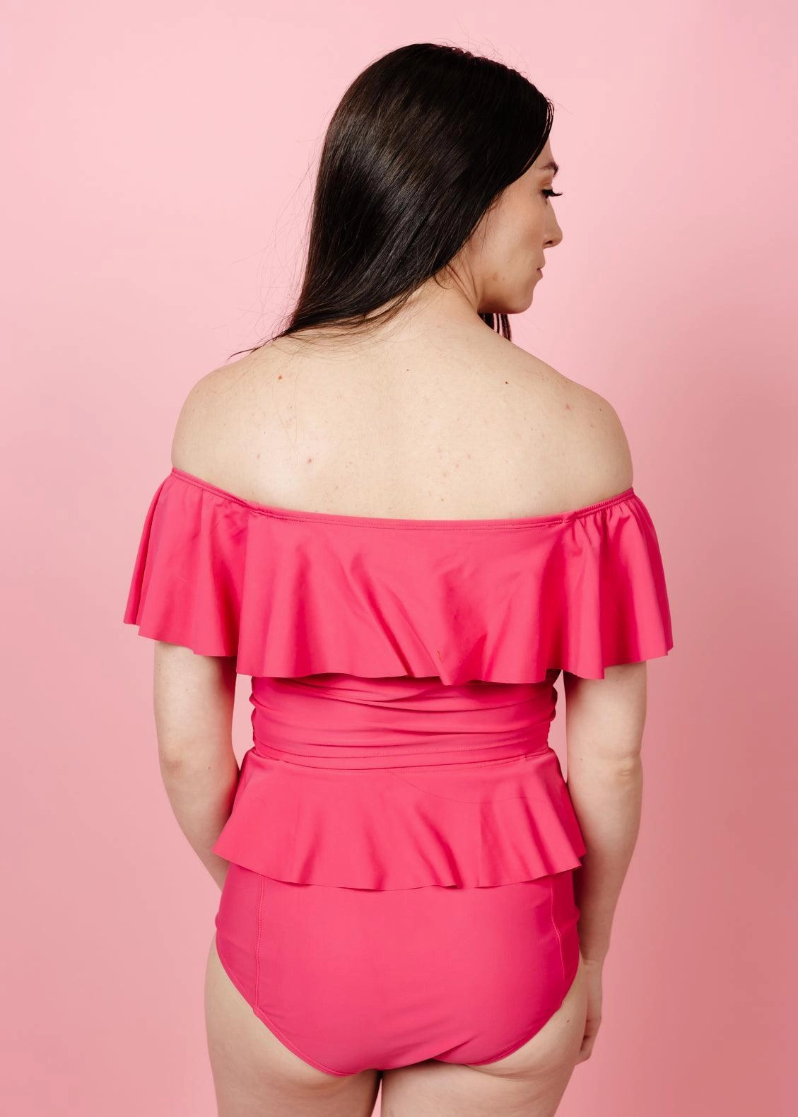 Pink Raspberry | Peplum Bottoms