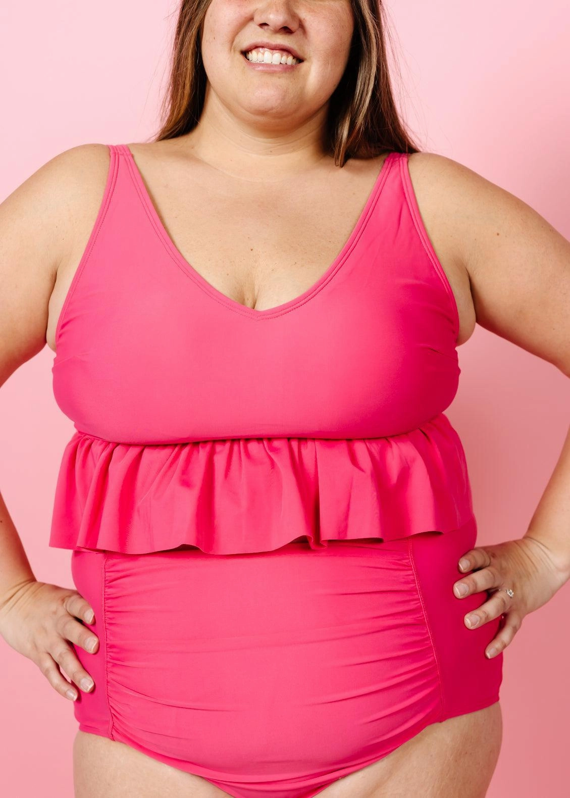 Pink Raspberry | Ruched Bottoms 2.0