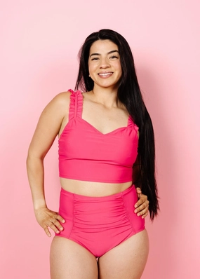 Pink Raspberry | Ruched Bottoms 2.0