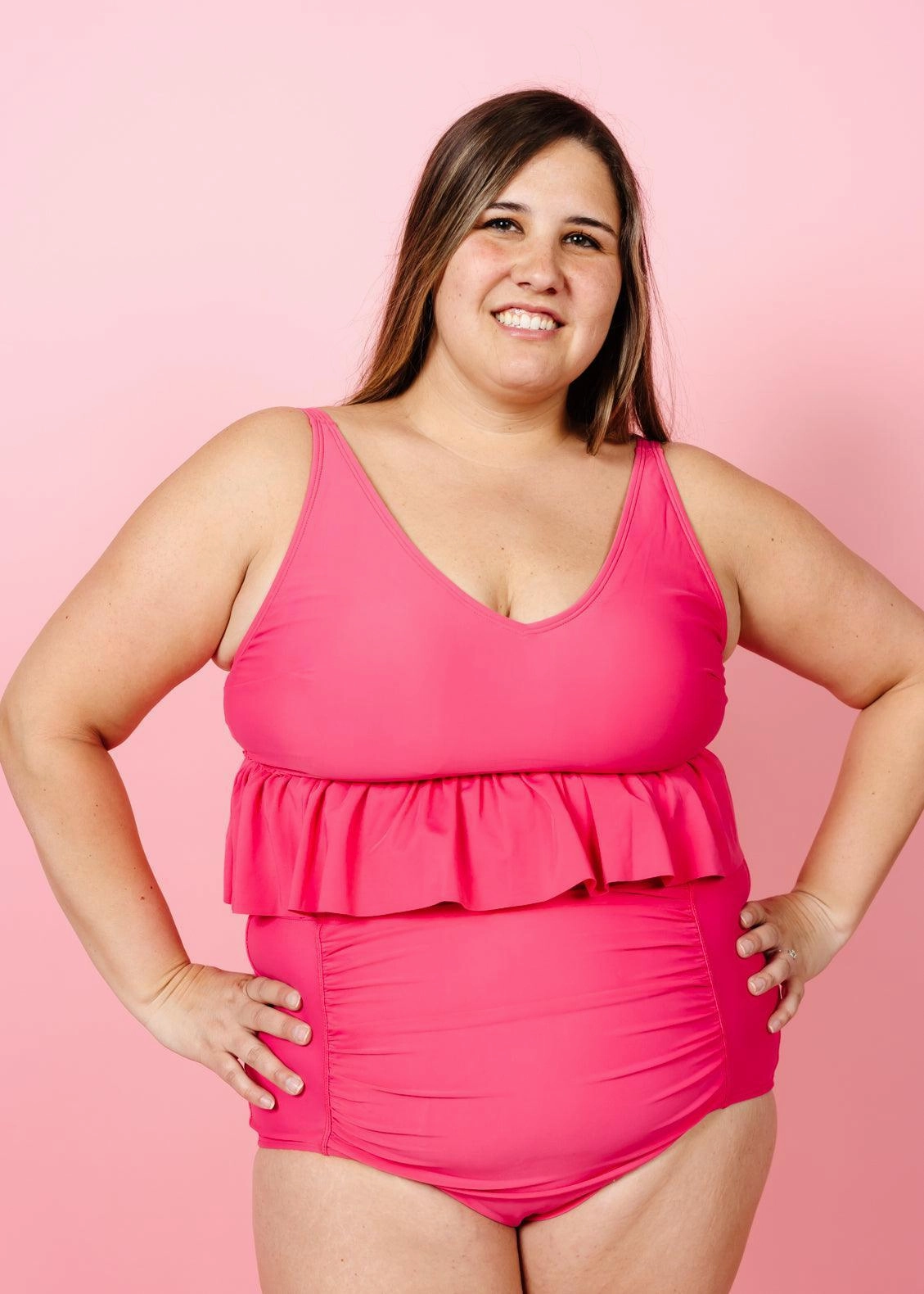 Pink Raspberry | Ruched Bottoms 2.0
