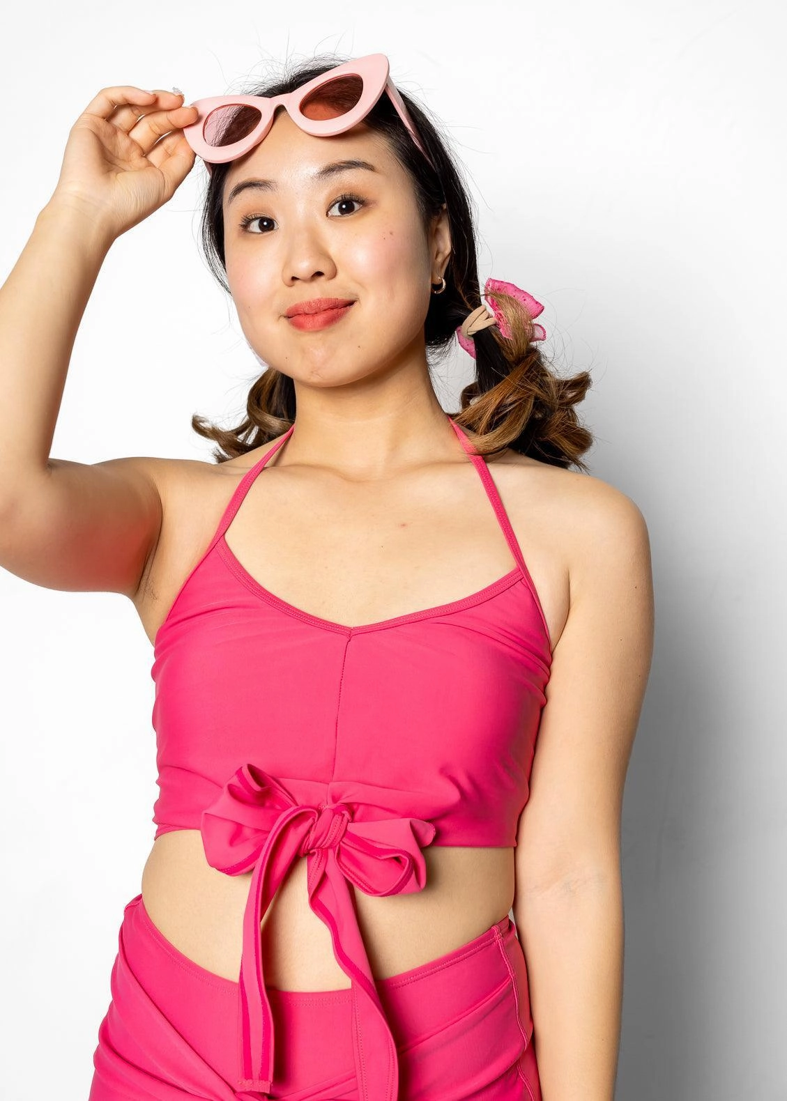 Pink Raspberry | Tied-Up Top