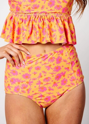 Playful Daisies | High-Waisted Bottoms