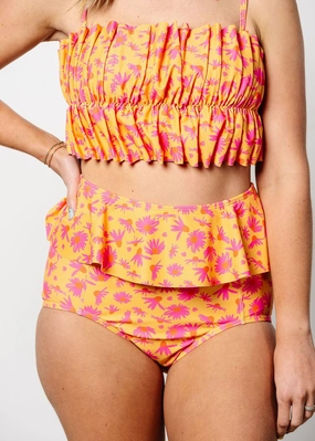 Playful Daisies | Peplum Bottoms