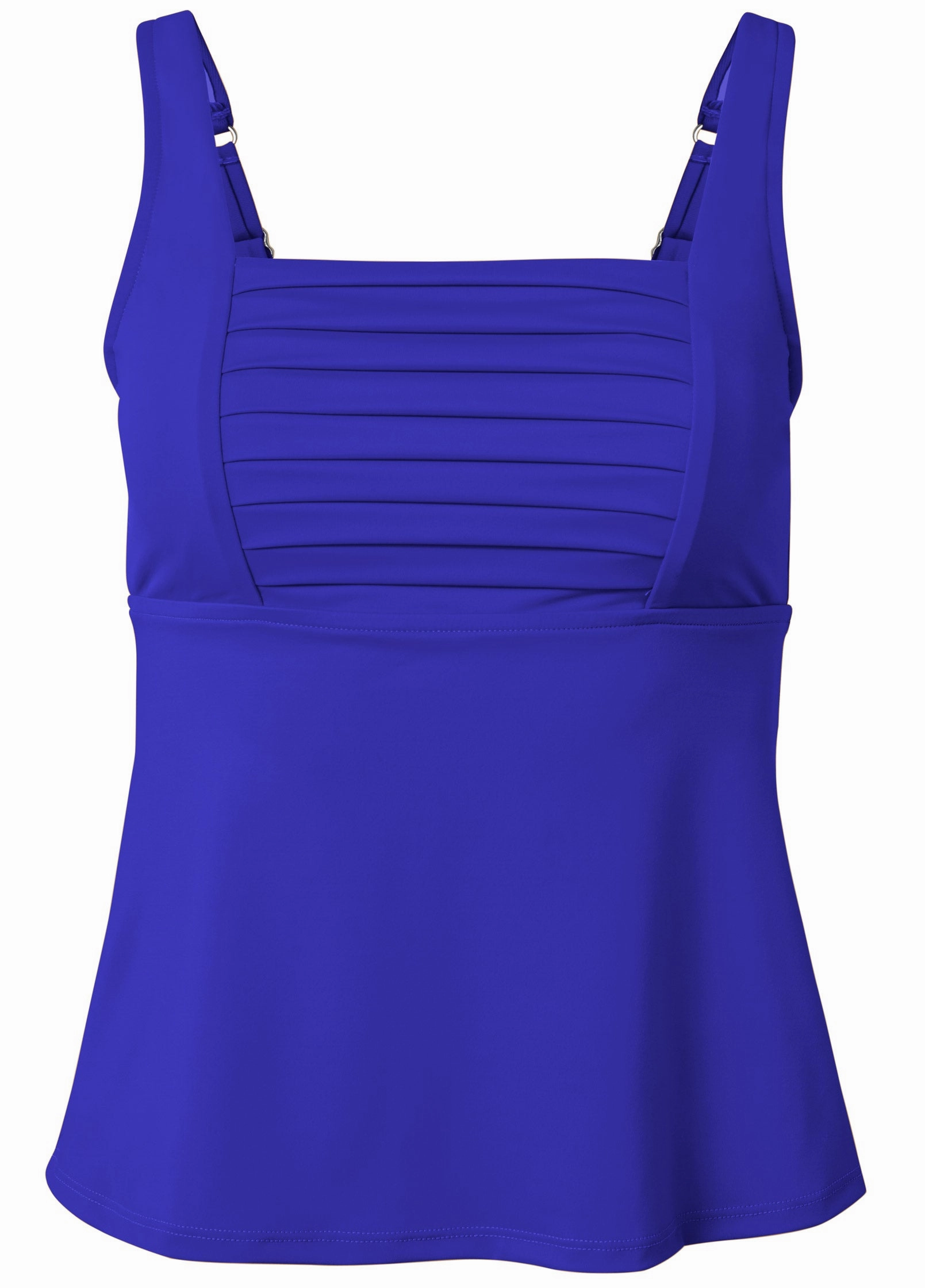 Pleated Tankini - Cobalt Blue