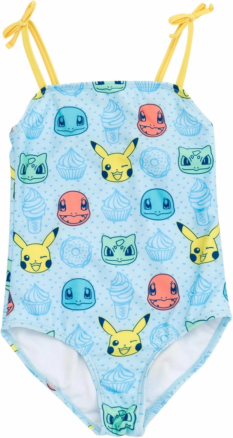 Pokemon Girls UPF 50  One Piece Bathing Suit Little Kid to Big Kid