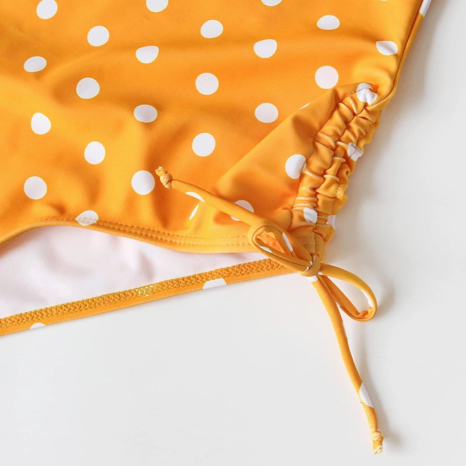 Polka Dot Girls Kids Bathing Suits Adjustable Swimsuits (FBA)