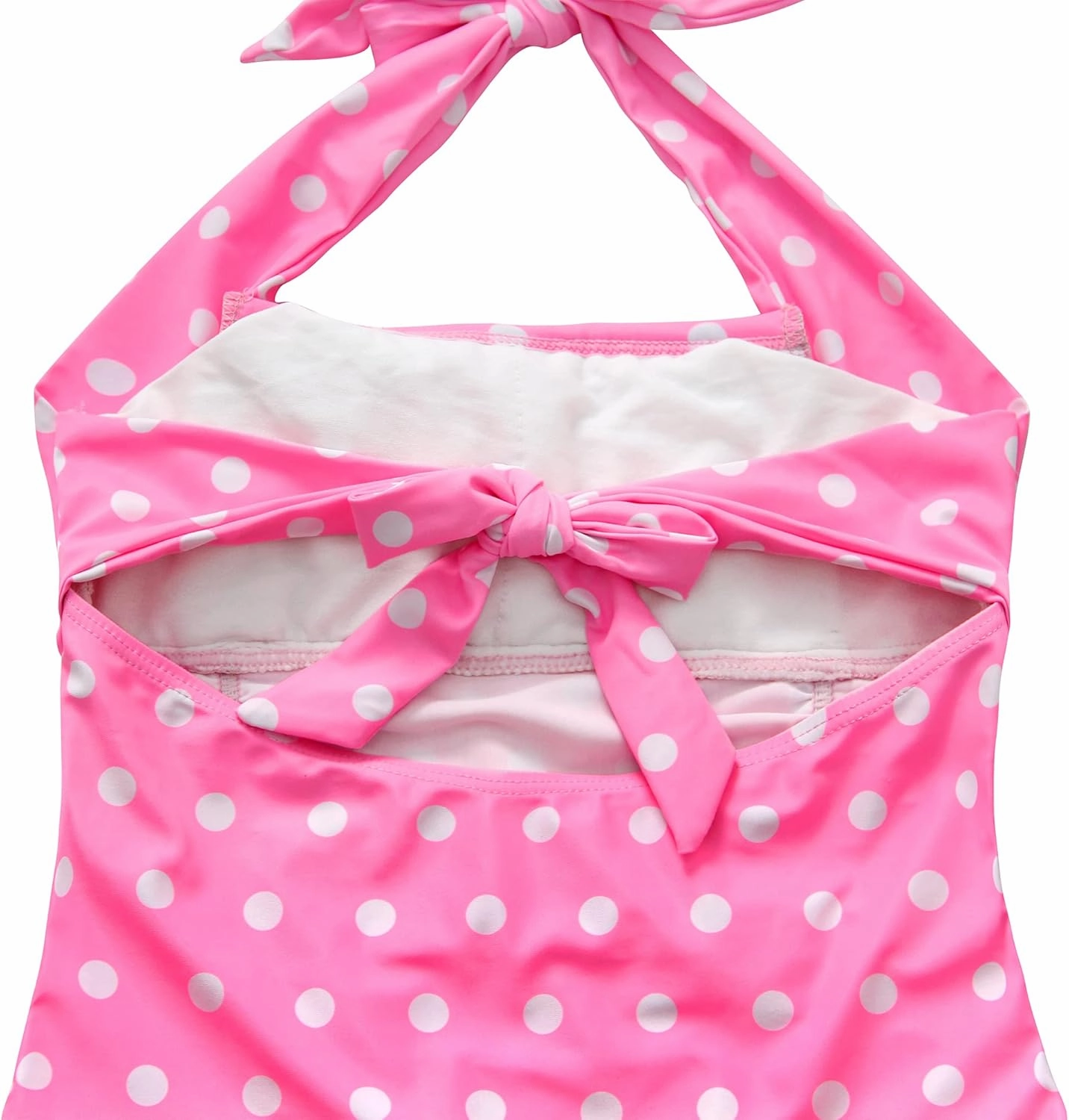 Polka Dot Girls Kids Bathing Suits Adjustable Swimsuits (FBA)