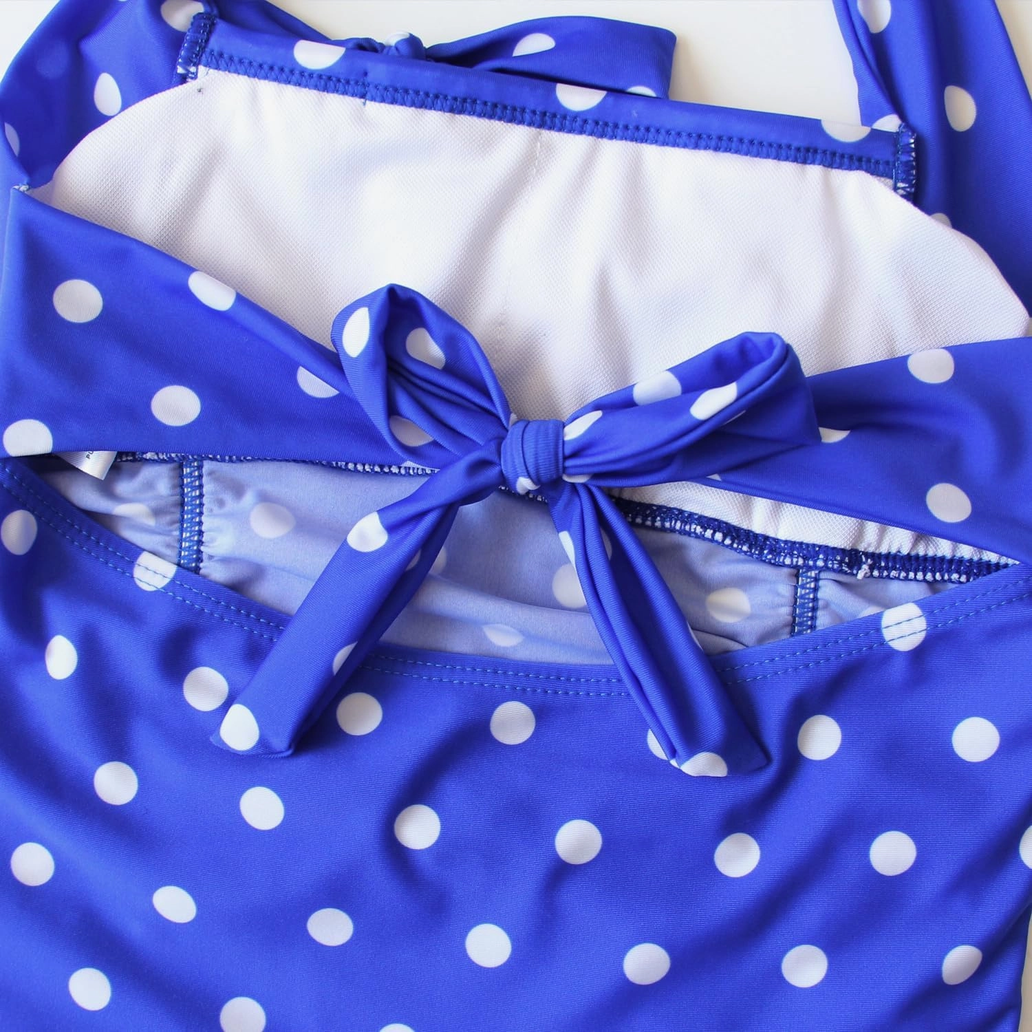 Polka Dot Girls Kids Bathing Suits Adjustable Swimsuits (FBA)