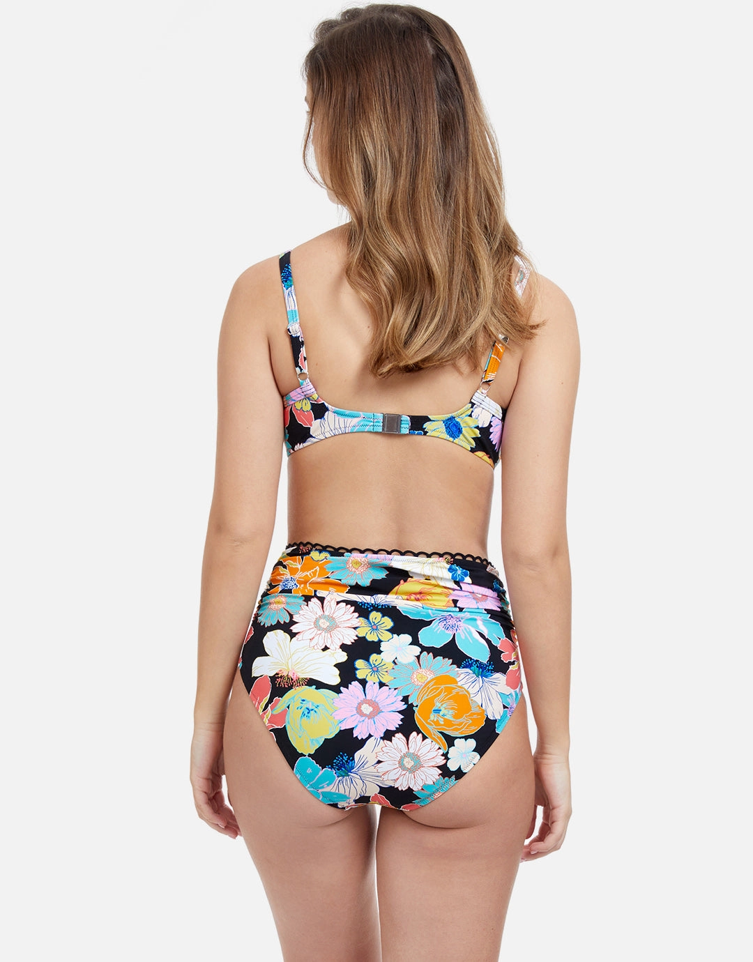 Profile Rising Sun High Waist Bikini Pant - Black
