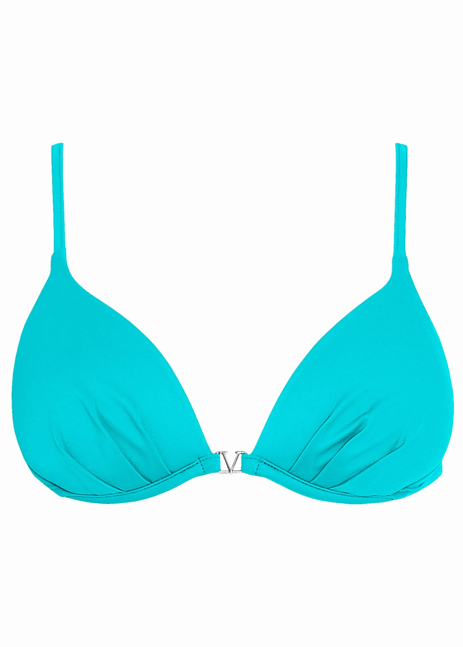 Push-Up Bikini Top - Aqua Reef