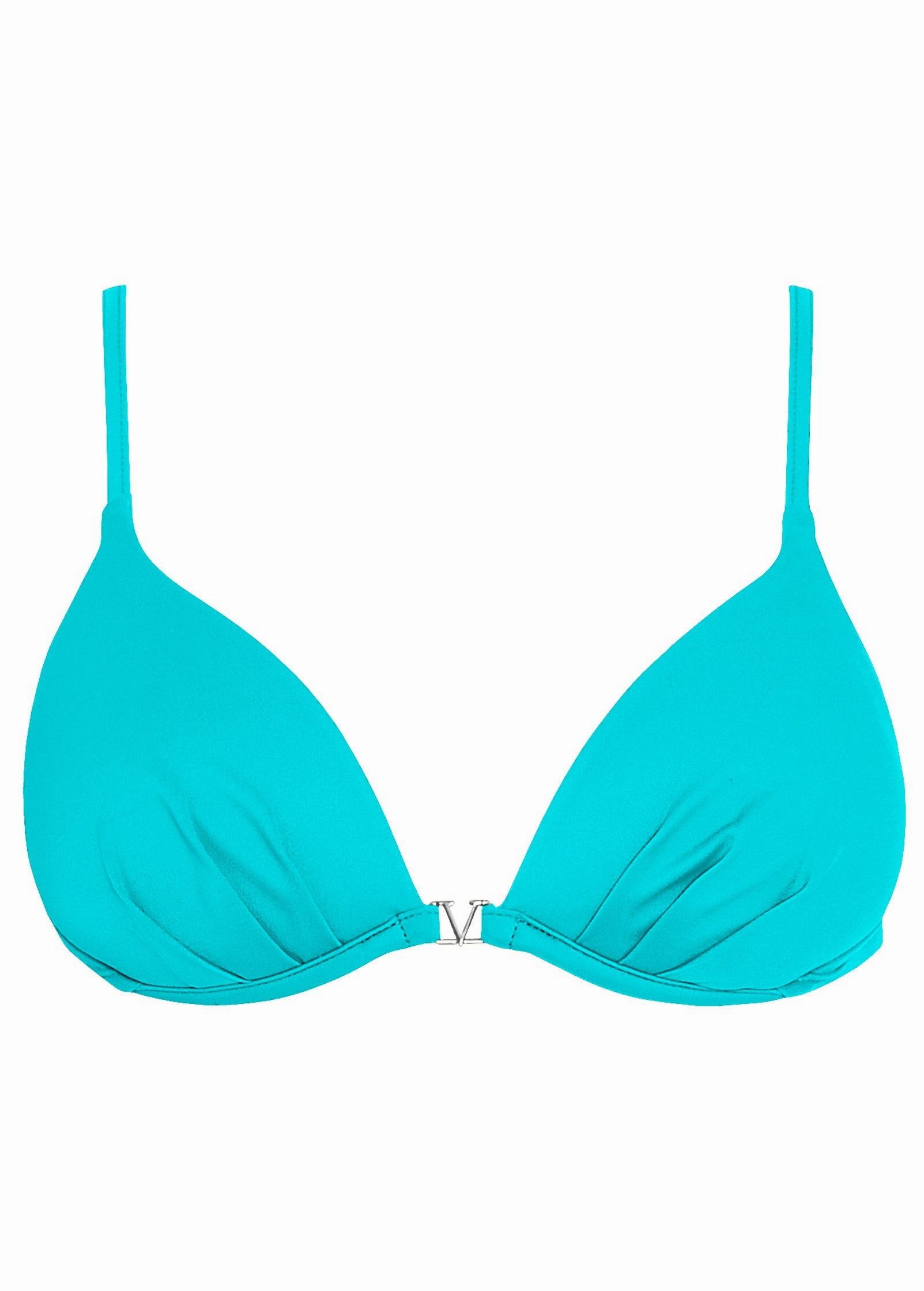 Push-Up Bikini Top - Aqua Reef