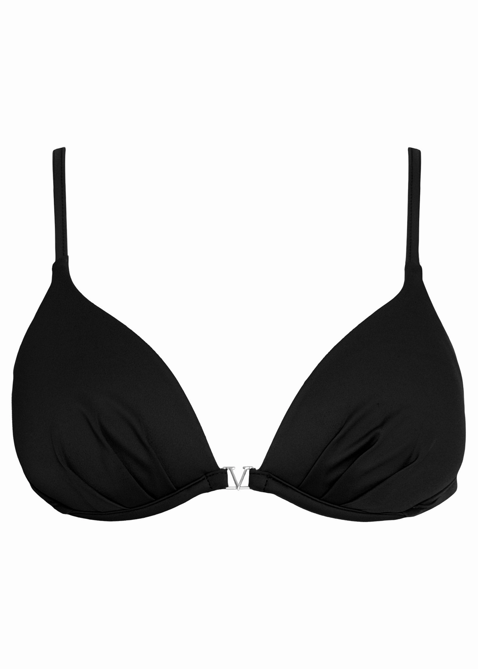 Push-Up Bikini Top - Black Beauty