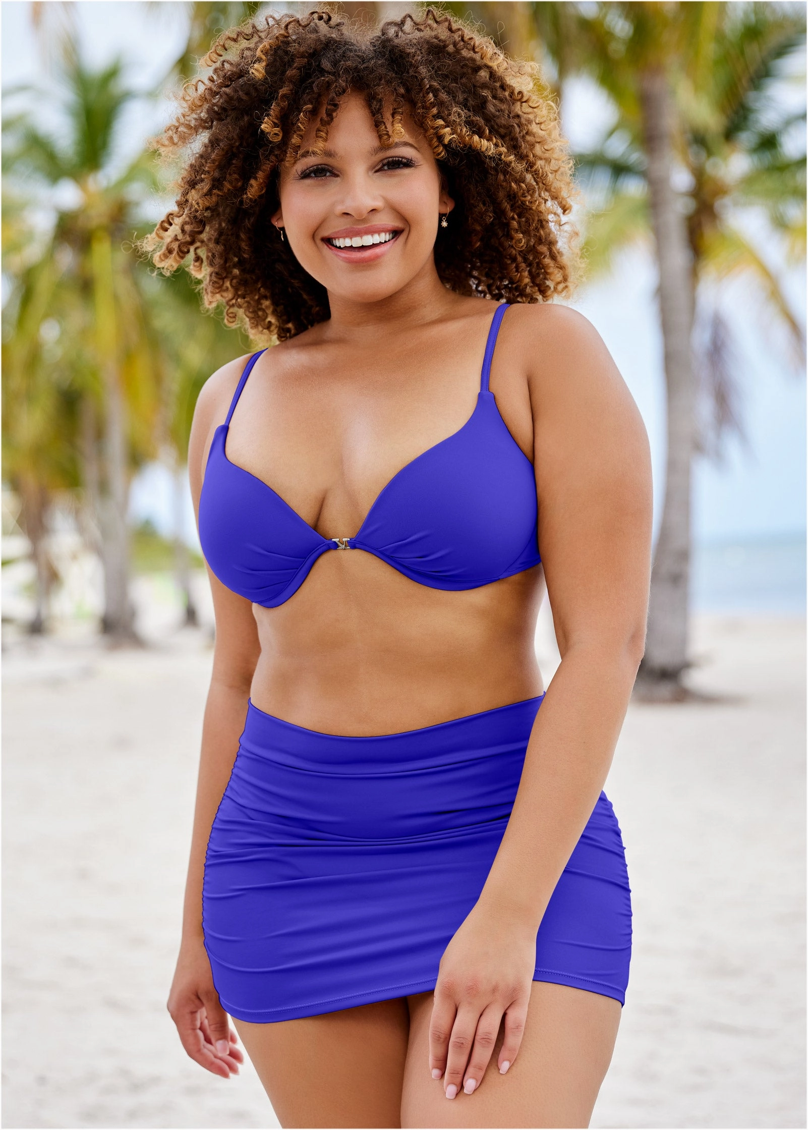 Push-Up Bikini Top - Cobalt Blue