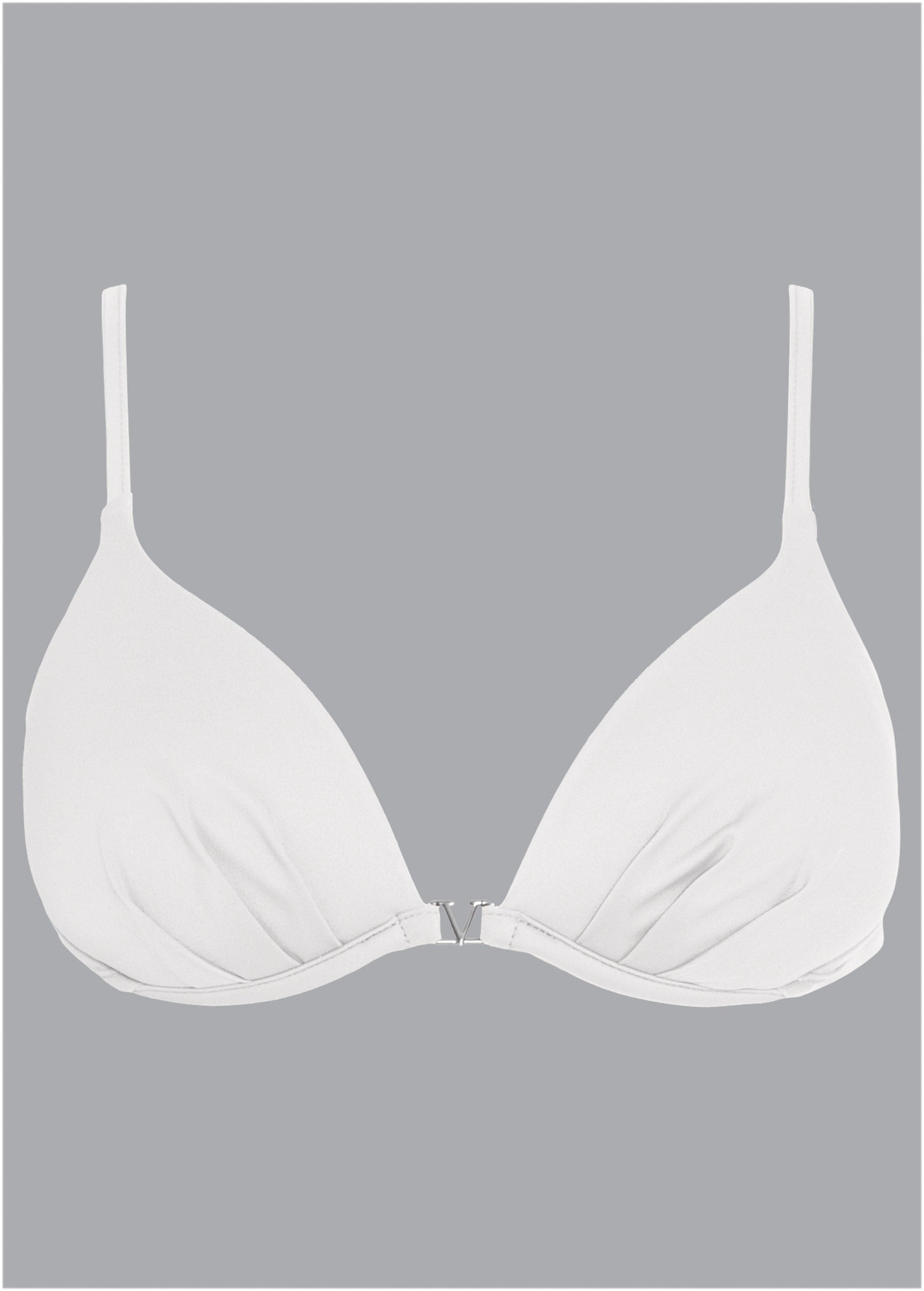 Push-Up Bikini Top - Pearl White