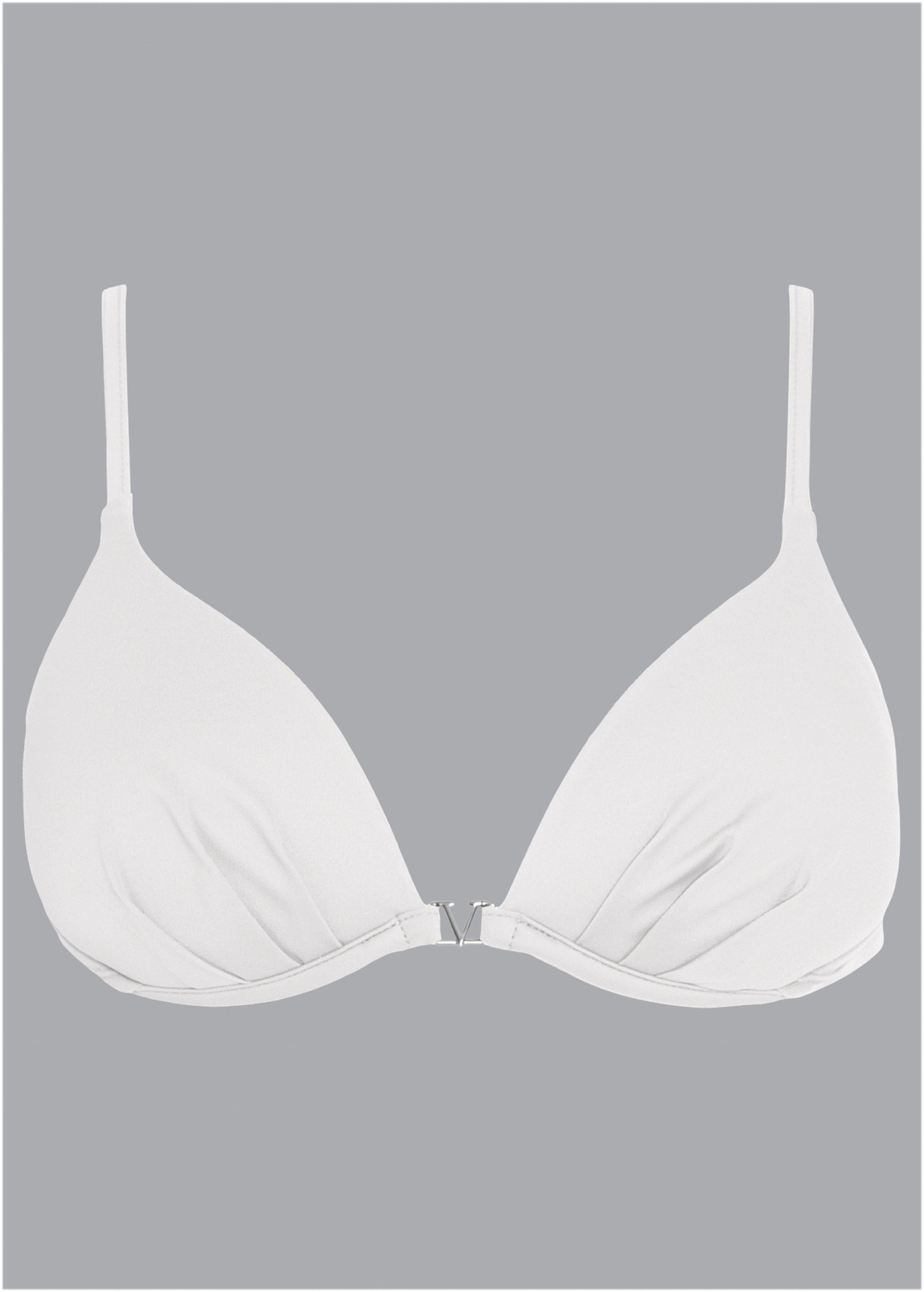 Push-Up Bikini Top - Pearl White