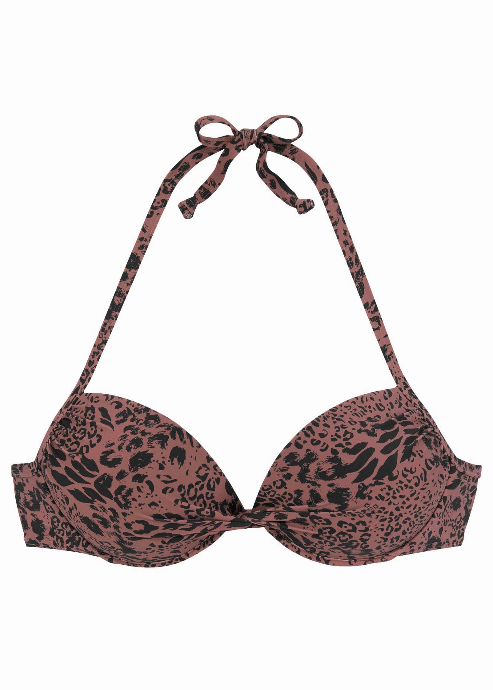 Push-Up Top - Abstract Leopard