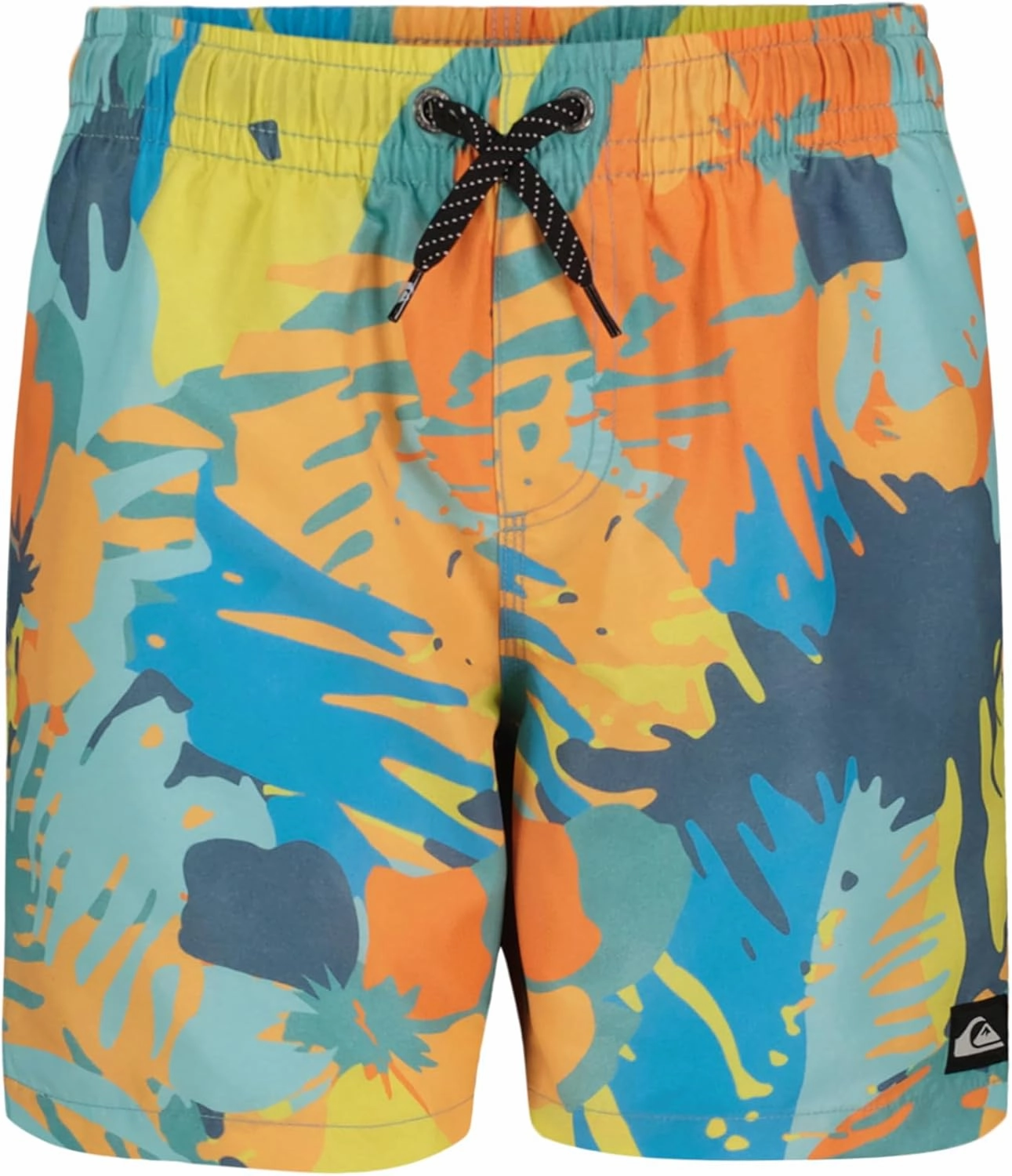 Quiksilver Boys' Volley Swim Trunks with UPF 50  Sun Protection, Quick Dry Bathing Suit Shorts