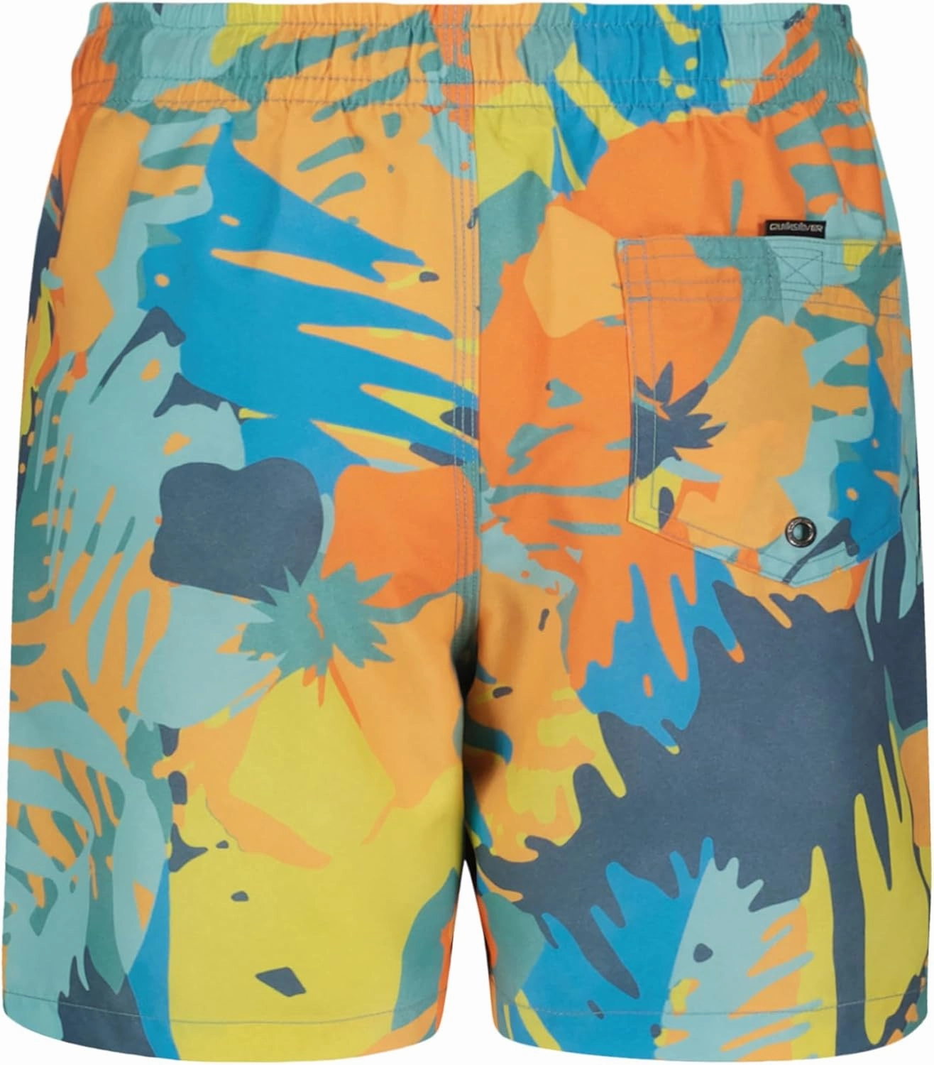 Quiksilver Boys' Volley Swim Trunks with UPF 50  Sun Protection, Quick Dry Bathing Suit Shorts