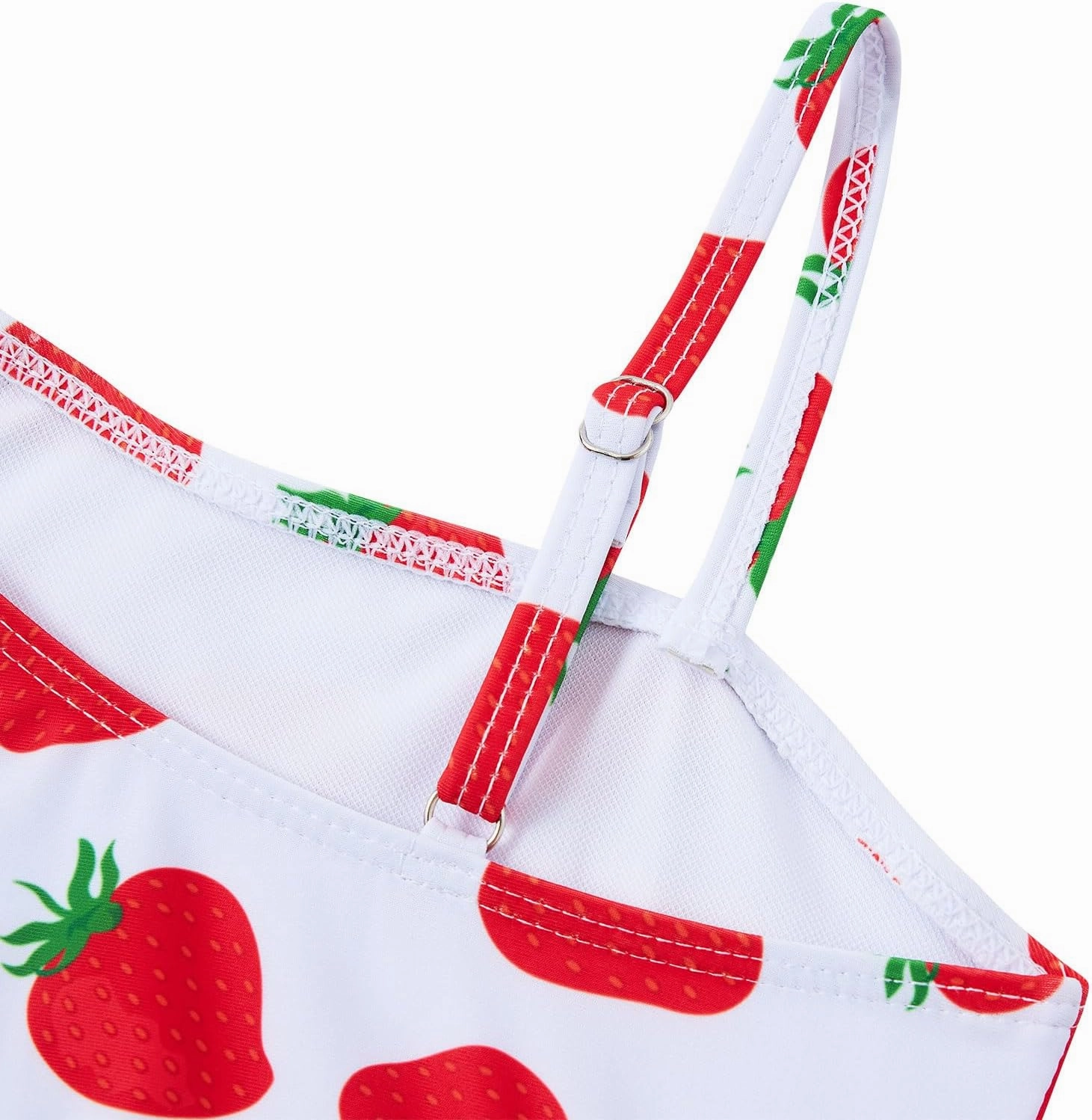 RAISEVERN Girls Swimsuit 3 Piece Bathing Suits Cute Quick Dry Bikini Tankini Sets with Cover Ups Beach Skirt for 5-12 Years