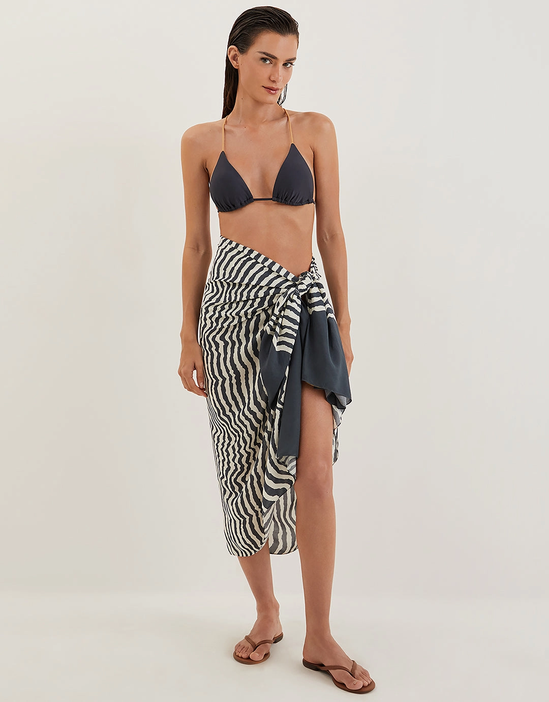 Ravine Printed Sarong - Stripe