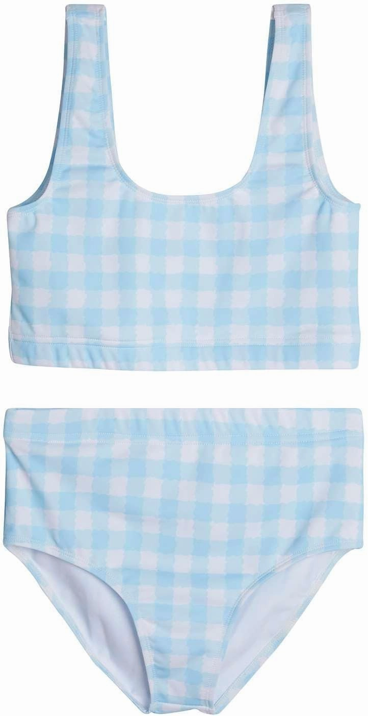 Real Essentials 3 Pack: Girl's 2-Piece Beach Sport Bikini Swimsuit - Swimwear for Girls UPF 50 