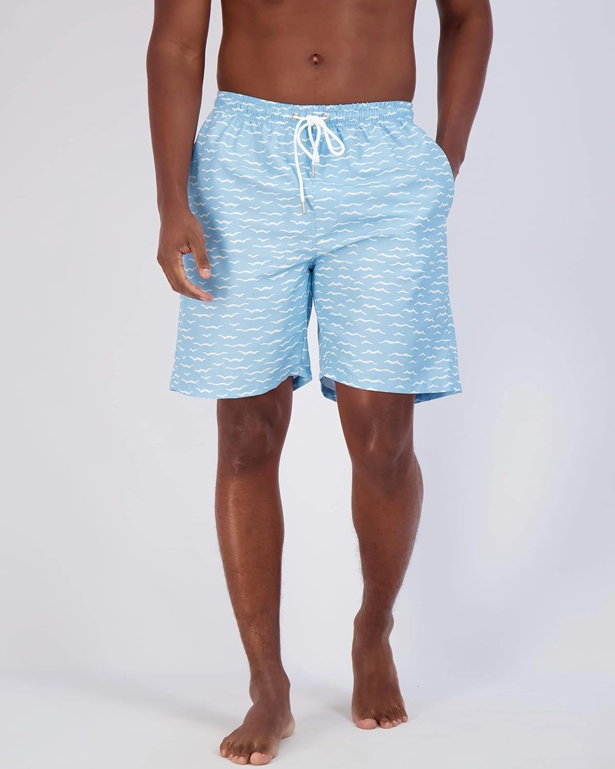 Real Essentials 3 Pack: Men's 7" Quick-Dry Swim Trunk with with Mesh Lining (Available in Big & Tall)
