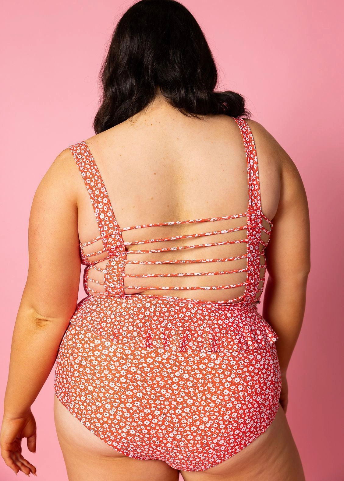 Red Ditsy Floral | Original Latter-Back Top