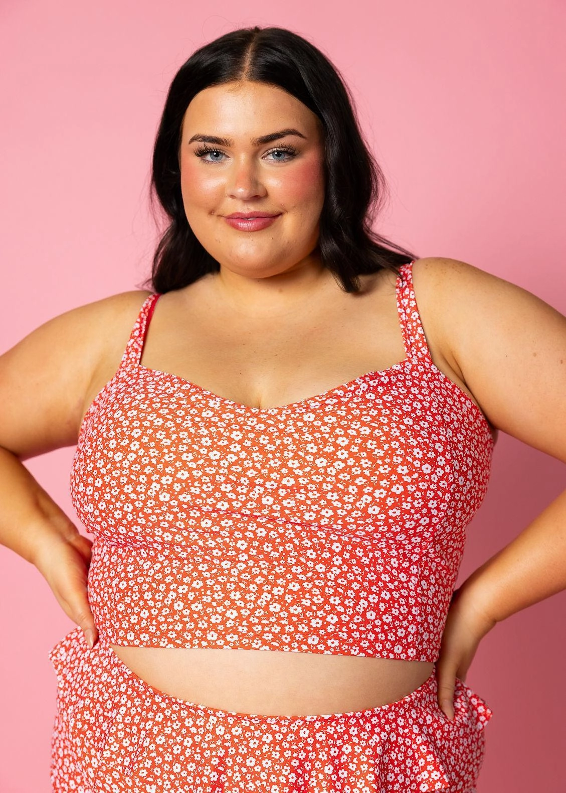 Red Ditsy Floral | Original Latter-Back Top