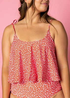 Red Ditsy Floral | Swing Top