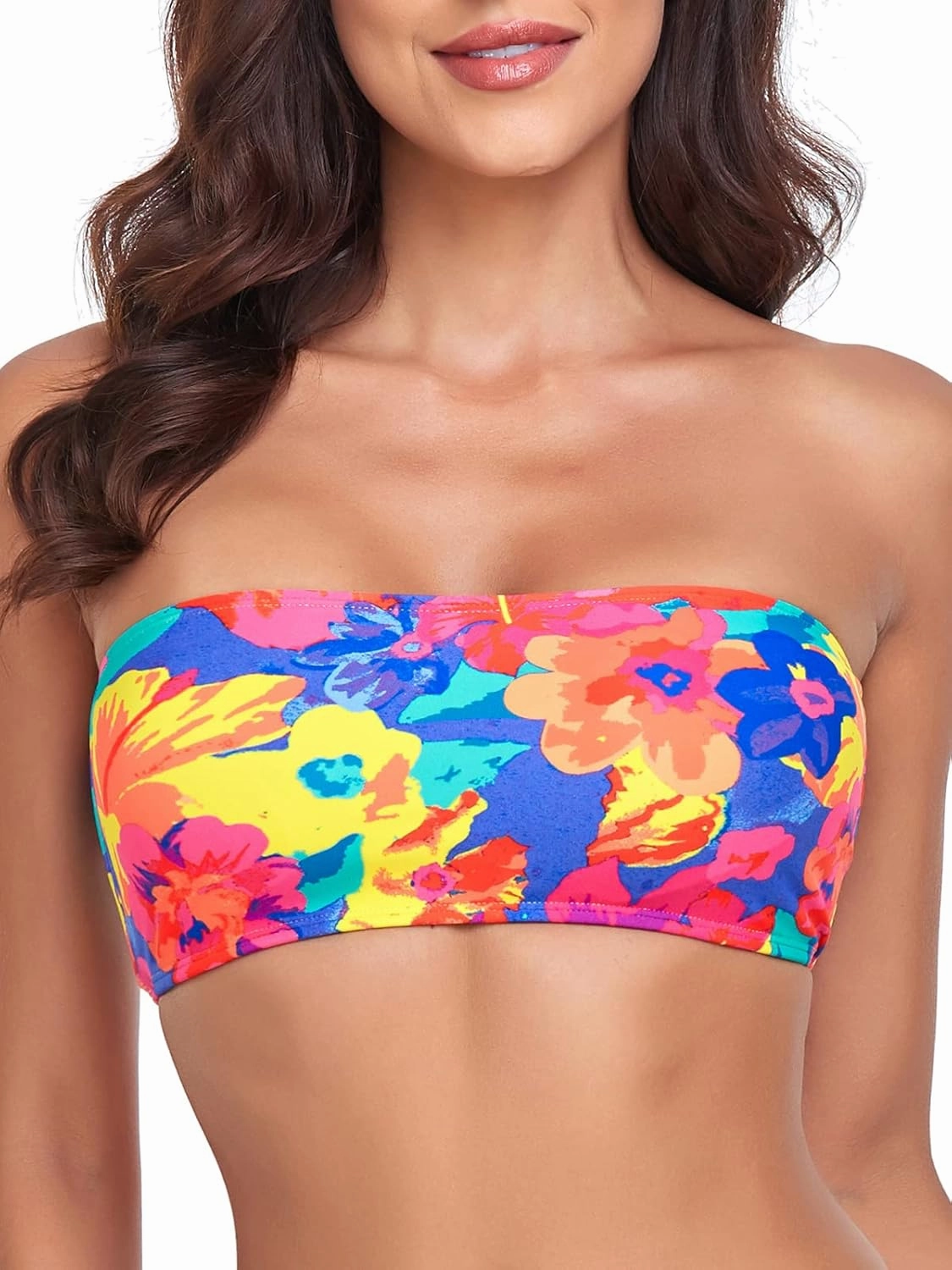 RELLECIGA Women's Bandeau Bikini Top