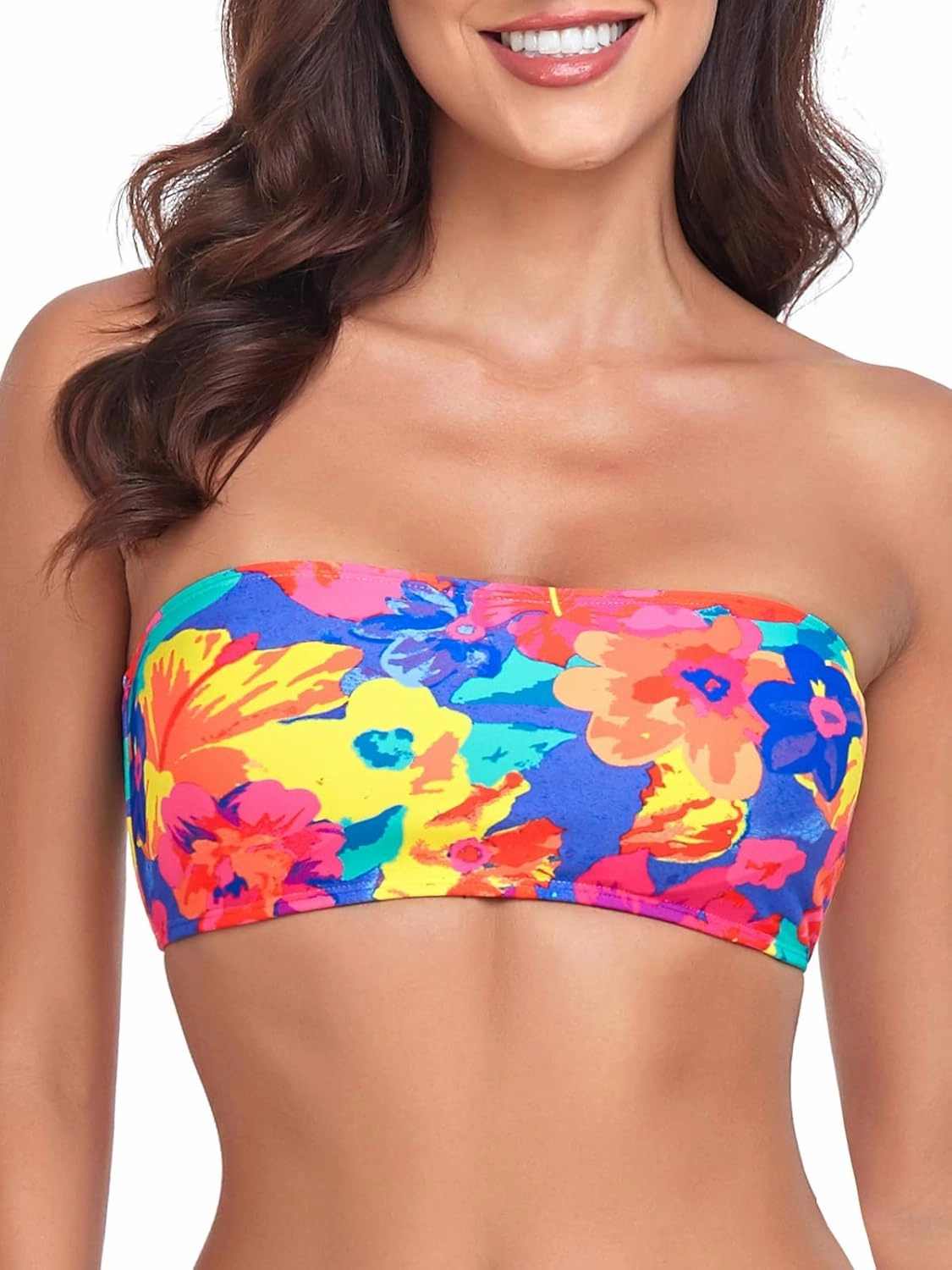RELLECIGA Women's Bandeau Bikini Top