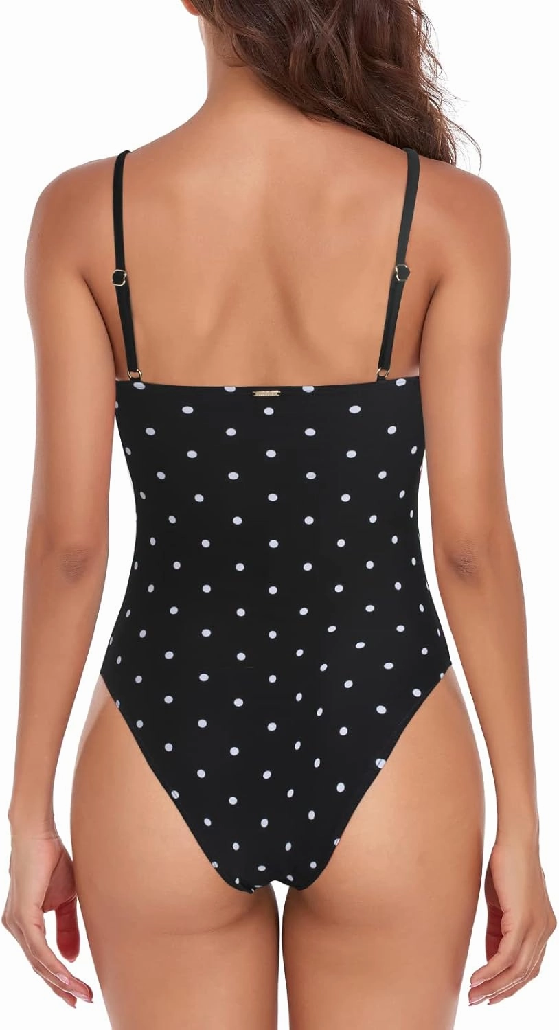 RELLECIGA Women's Bandeau One Piece Swimsuits