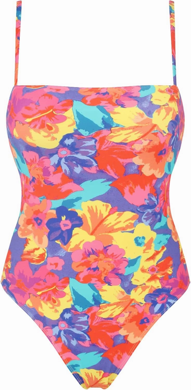 RELLECIGA Women's Bandeau One Piece Swimsuits