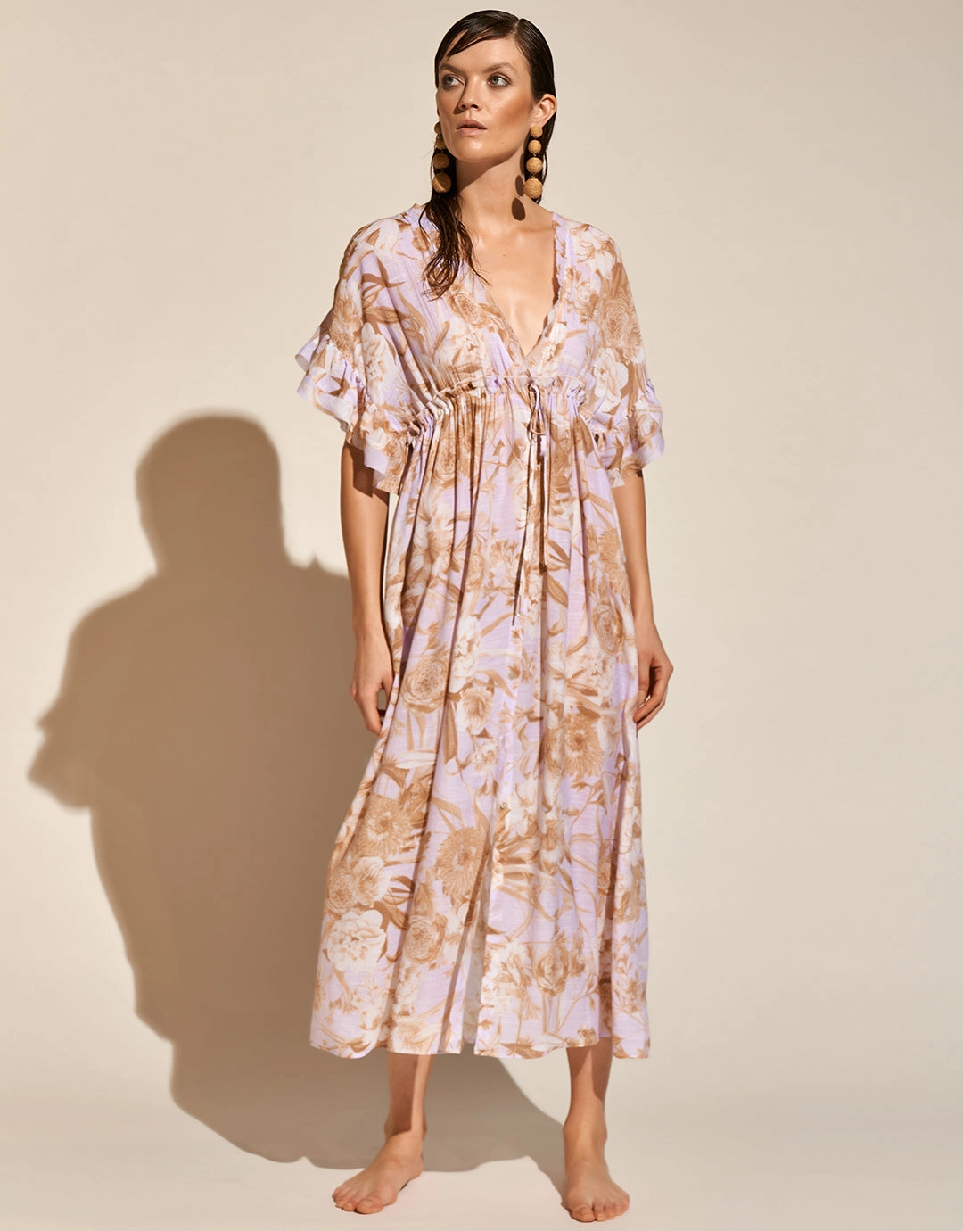 Reverie Kimono Dress - Dreamy Pastels