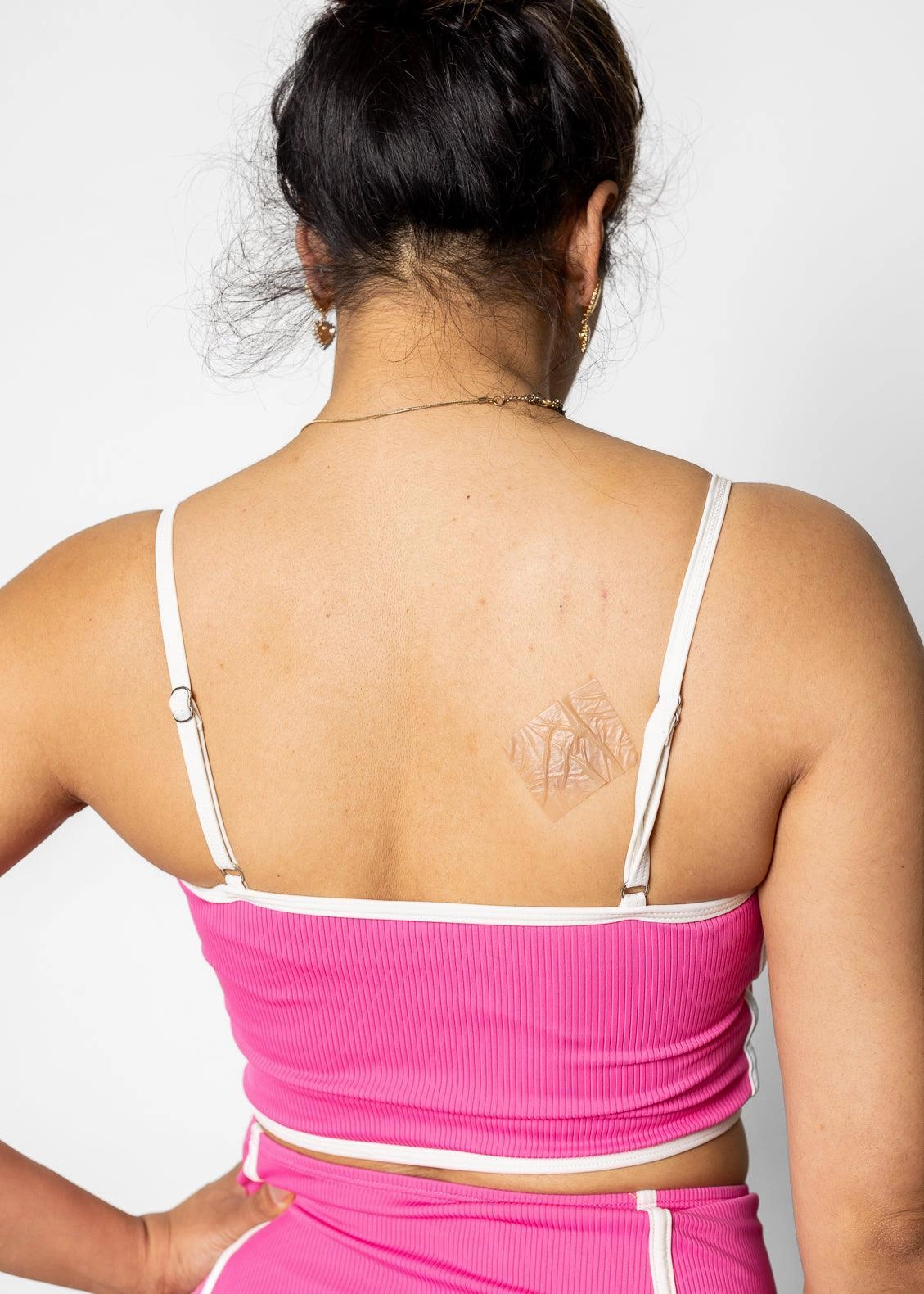 Ribbed Azalea Pink | Lined Up Top