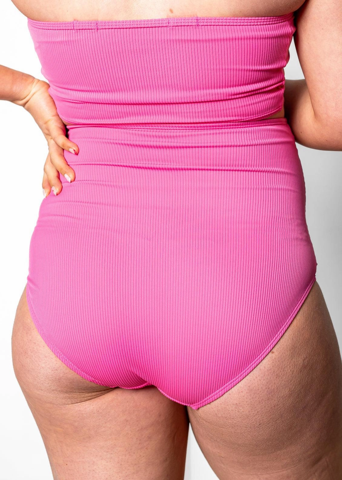 Ribbed Azalea Pink | Maternity Bottoms